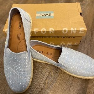 TOMS Denim Slip Ons